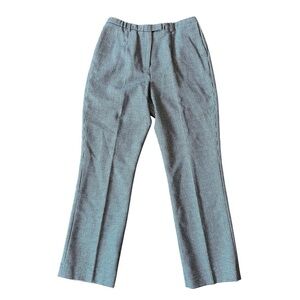 Pendleton Wool Pants Women’s 10 Houndstooth Check Straight Leg Mid Rise Academia